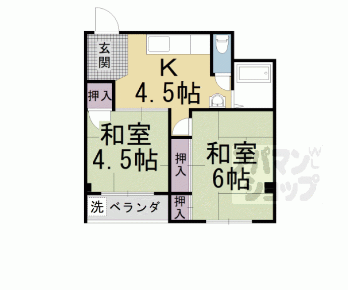 【BNコート洛西】間取
