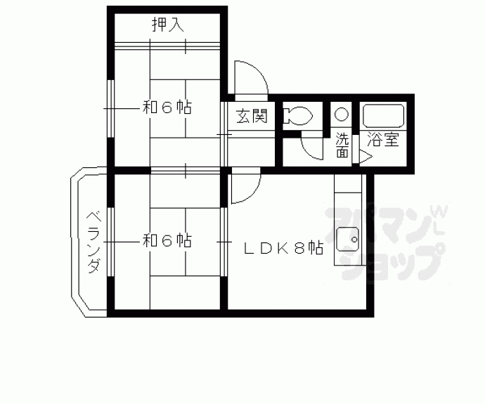 【コーポシオン】間取