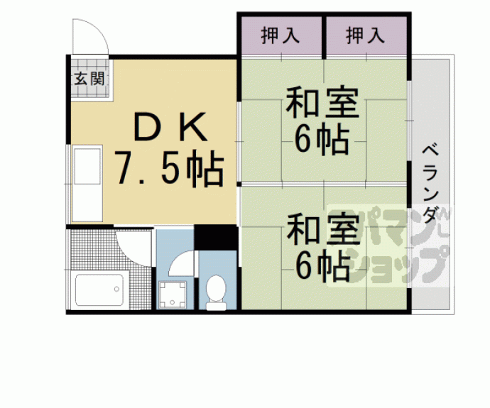 【木村マンション】間取