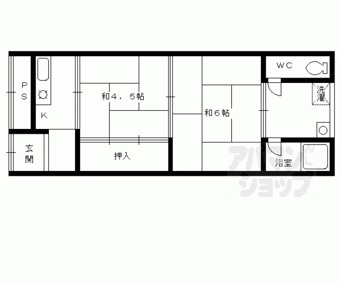 【ハイツ長徳】間取
