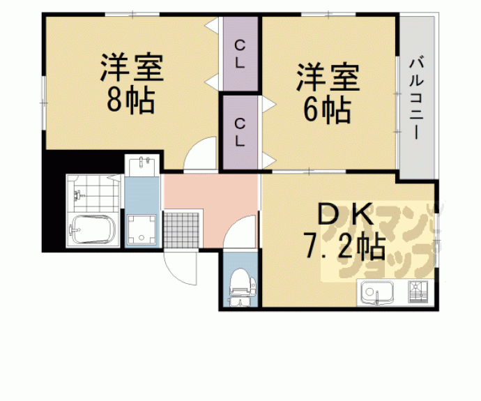 【清水マンション】間取