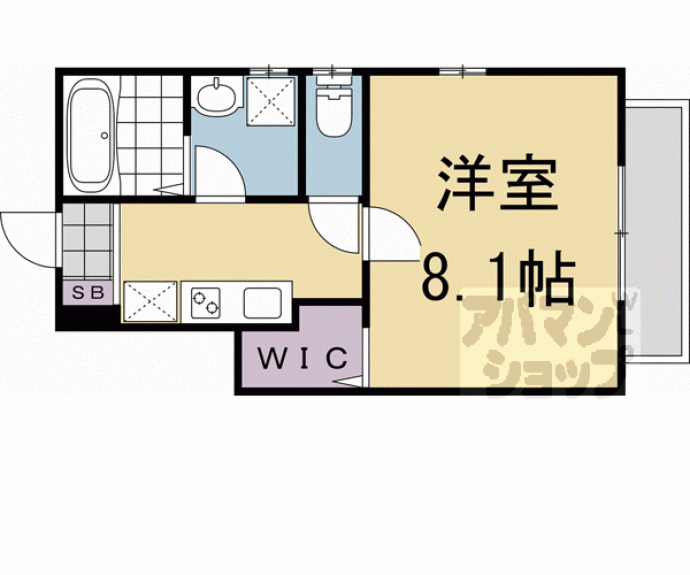 【シェ・ソワ（Ｃｈｅｚ－ｓｏｉ）】間取