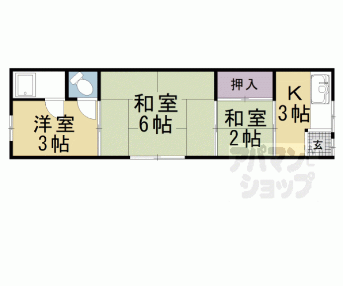 【第一．第二竹園荘】間取