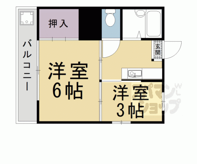 【黒田マンション】間取