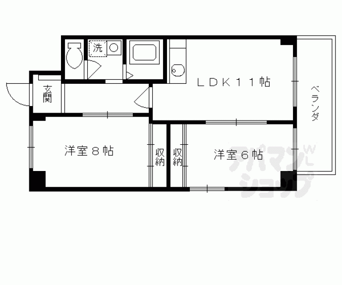【Ｎ・Ｙ　ＦＬＡＴ】間取