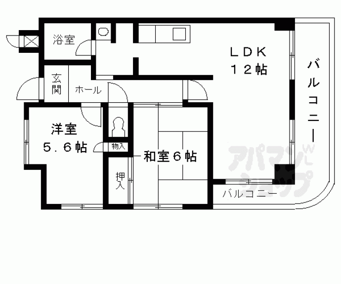 【ファミーユ桂】間取