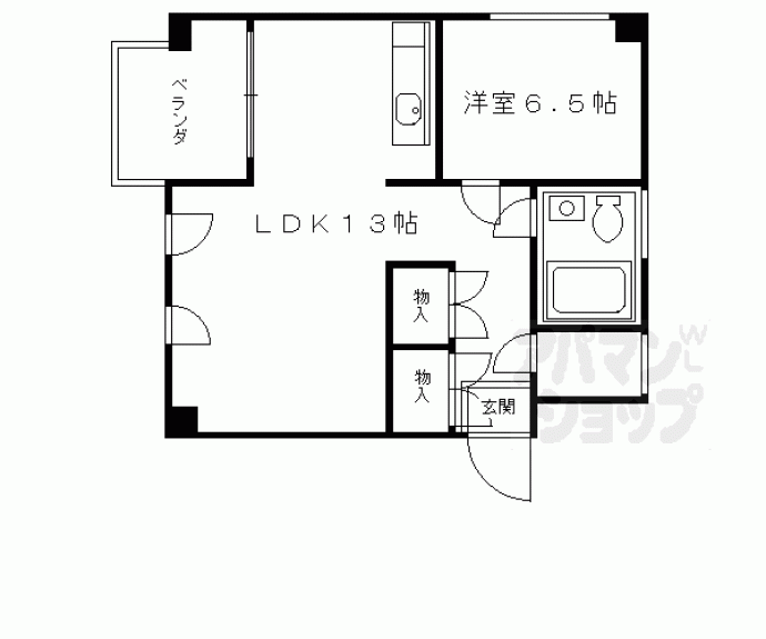 【北野８８５】間取