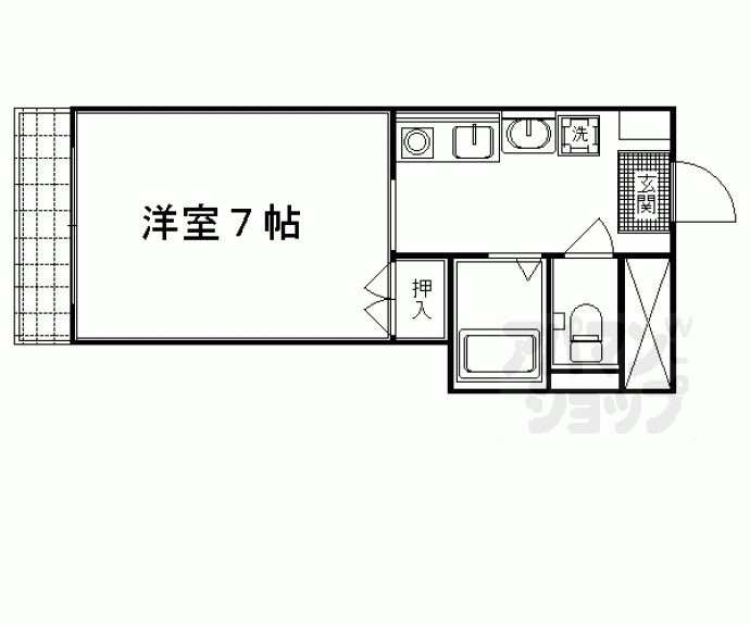 【清和マンション】間取