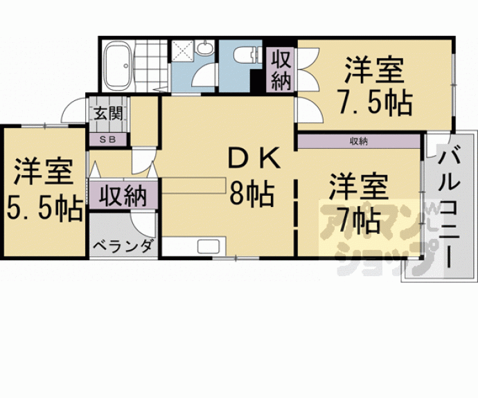 【クエスト御池】間取