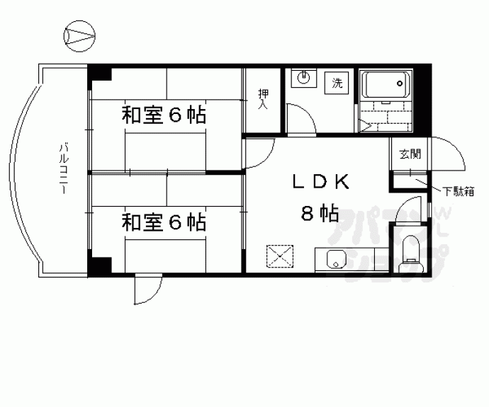 【ルーインズ戸倉】間取