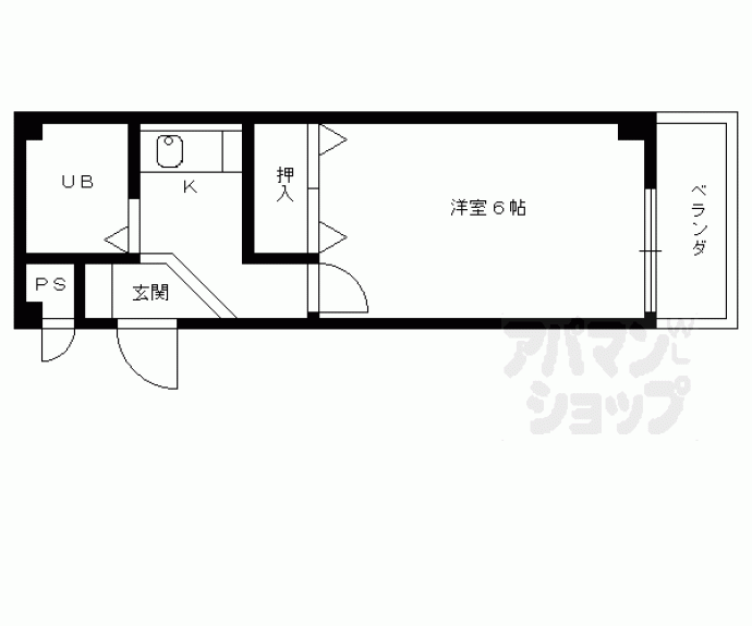 【アーバン五条】間取