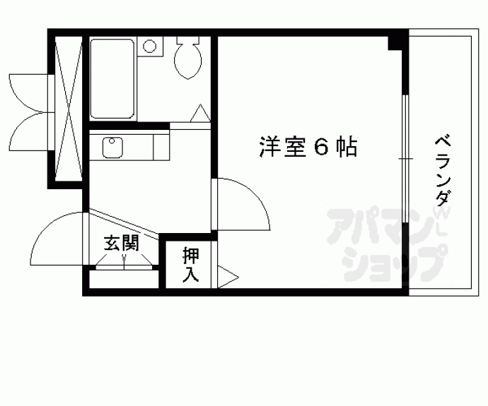 【アーバン五条】間取