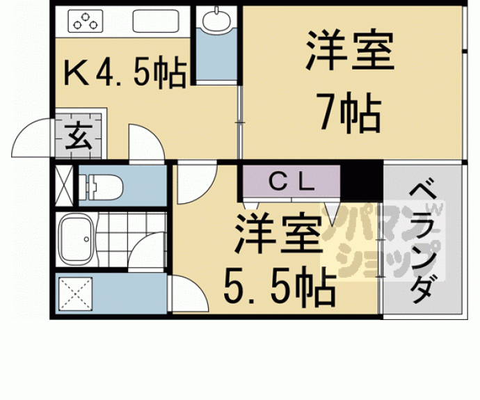 【観タワーハウス】間取