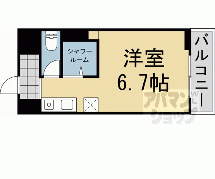 【サイト烏丸三条町】間取