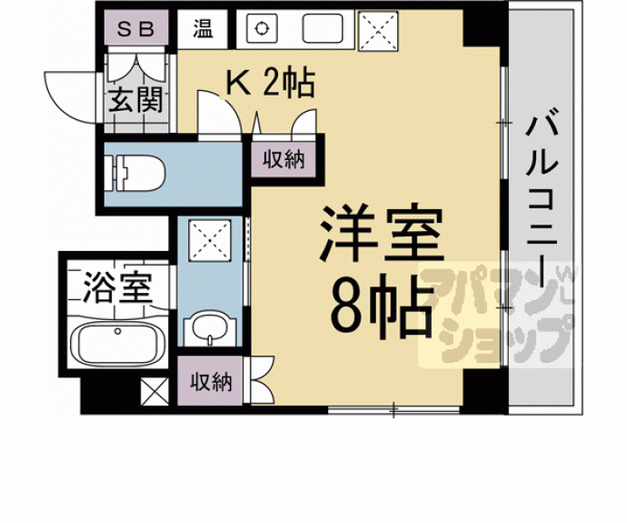 【サイト烏丸三条町】間取