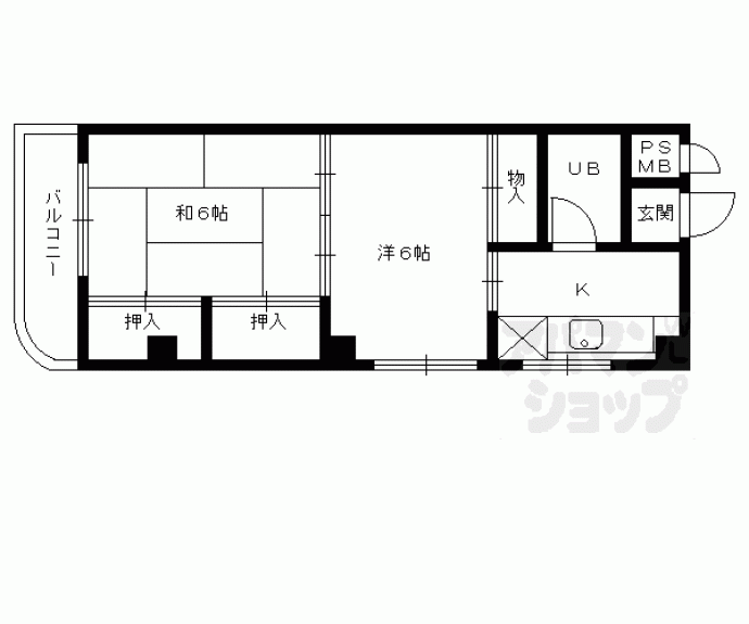 【松尾ブリッジマンション】間取