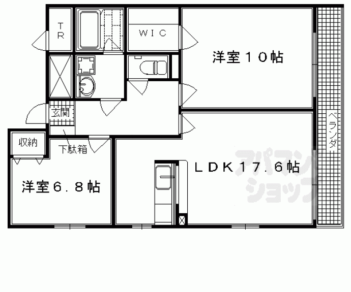 【アパルトマン５０５】間取