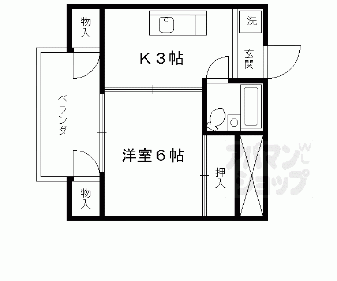 【ロイヤルテラス佳欧留】間取