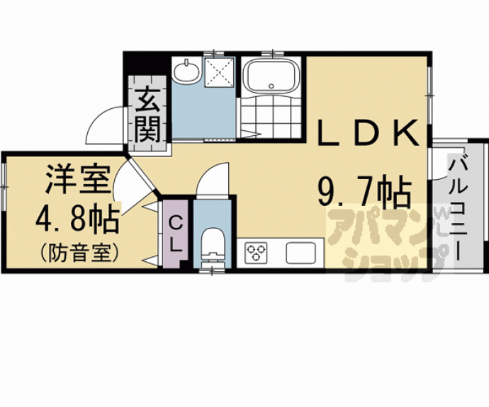 【京都セレーナ２番館】間取