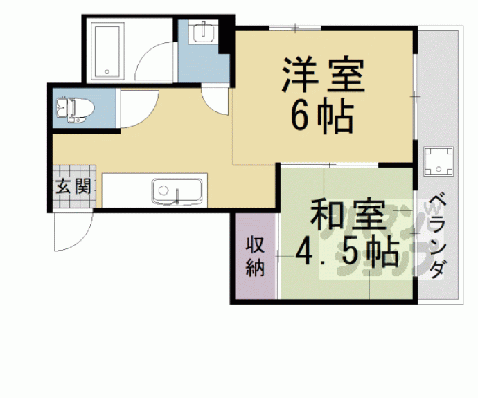 【Uハイム中辻】間取