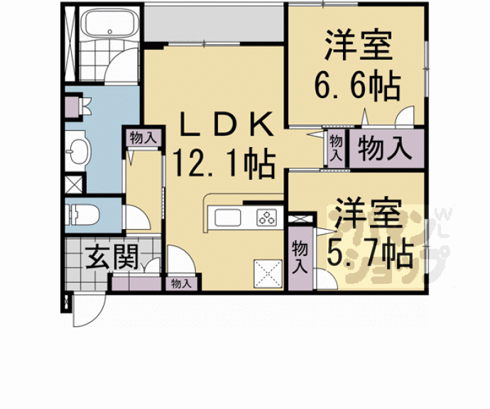 【ＰＩＮＥ館Ⅶ】間取