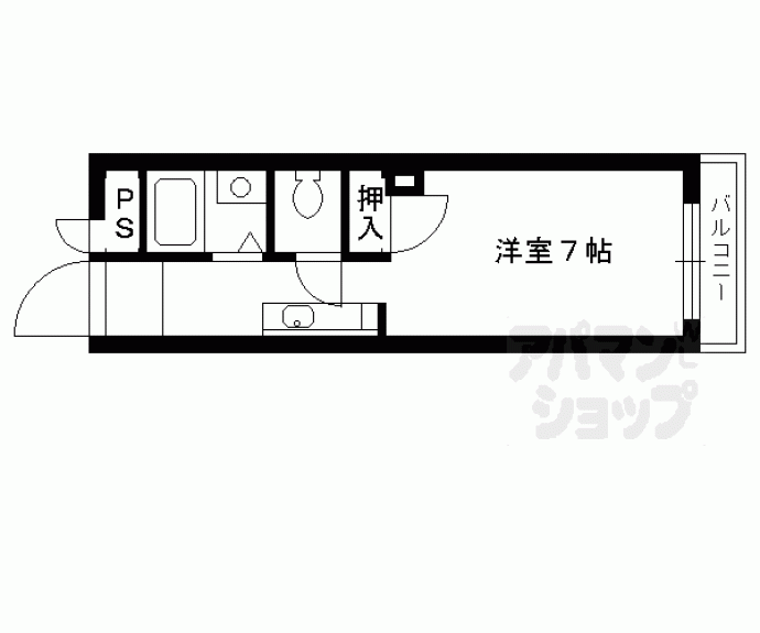 【ルネハイツ芝生】間取