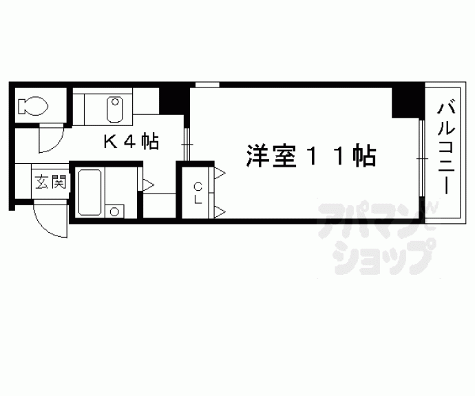 【ホライズン衣棚】間取