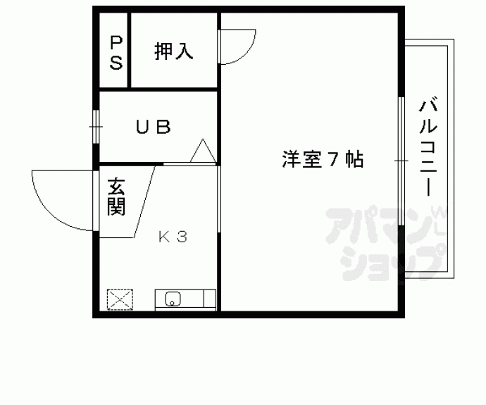 【メゾンアミィー】間取