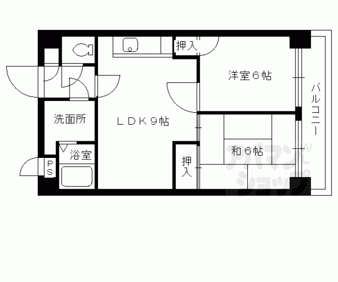 【ＶＩＥＮＴＯ深草】間取