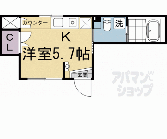 【ComfyCourt京大前】間取