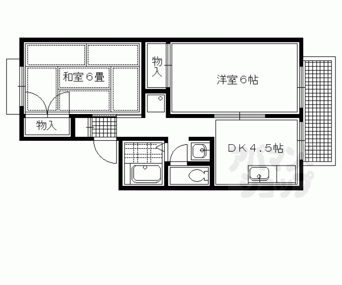 【セジュール洛北】間取