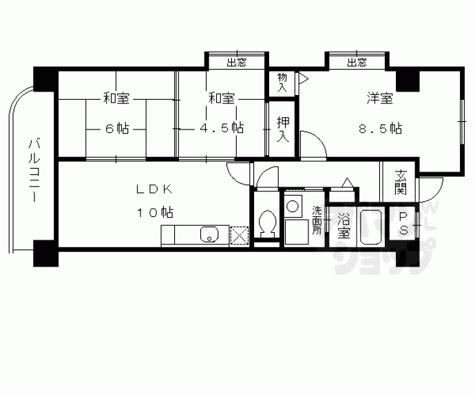 【グランビア京都】間取