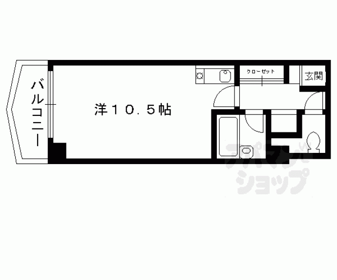 【ランブラス桂東】間取