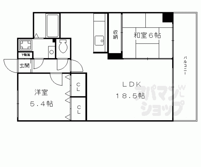 【フォレステージ太秦】間取