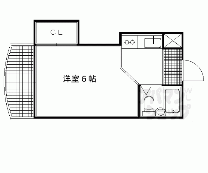 【サンハイム島谷】間取