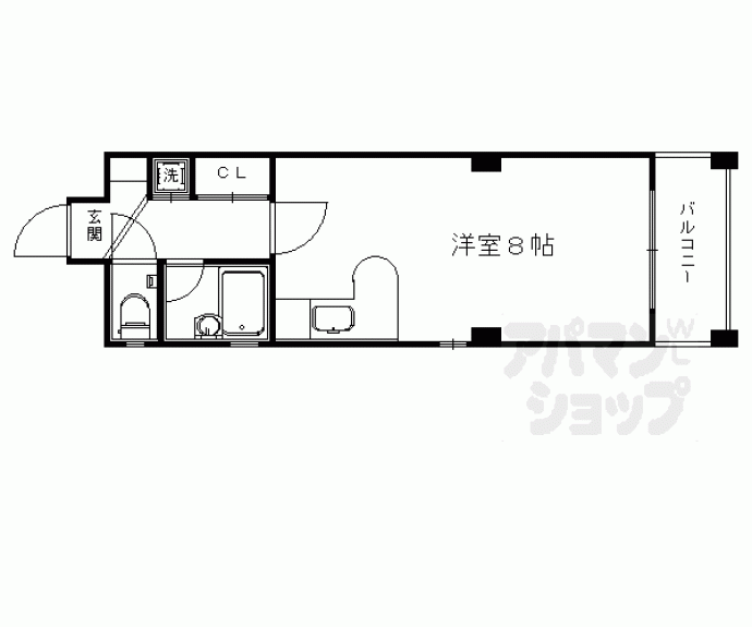 【ランブラス西院】間取