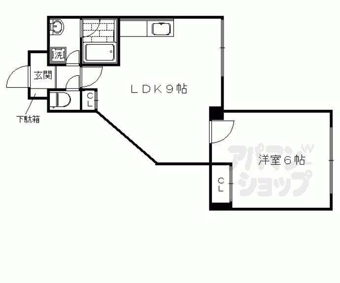 【ランブラス西院】間取