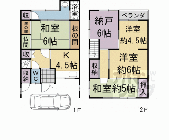 【ユニハウス竹田】間取