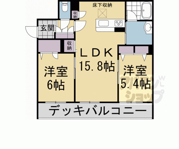 【シャーメゾンなごみ】間取