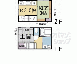 【堀川七条京町家風ミニ貸家】
