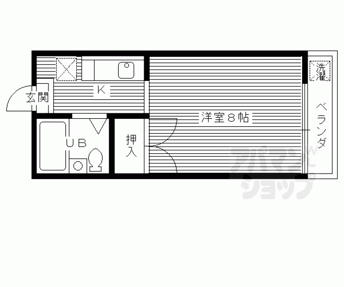 【グリーンハイツあさの】間取