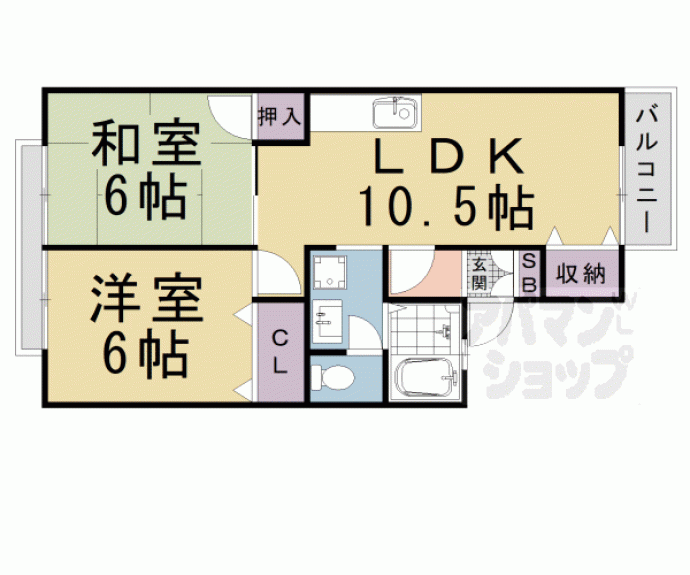 【セジュールHARUKA】間取