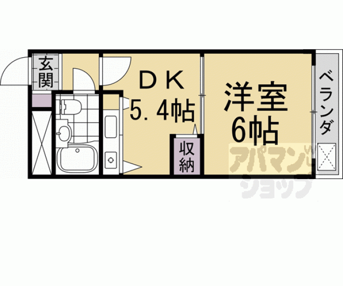 【ＤＥＴＯＭ－１四条大宮Ⅱ】間取