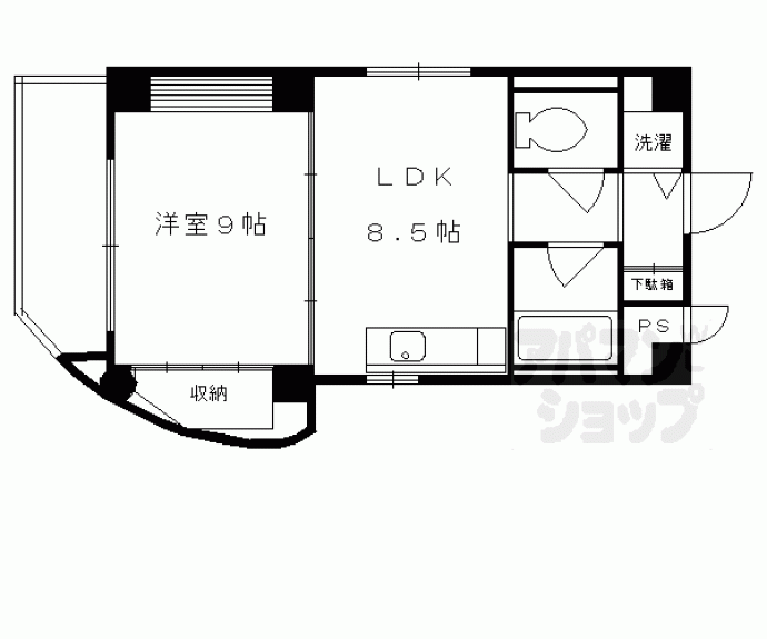 【グランドーム春日】間取