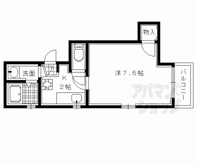 【グレース北野】間取