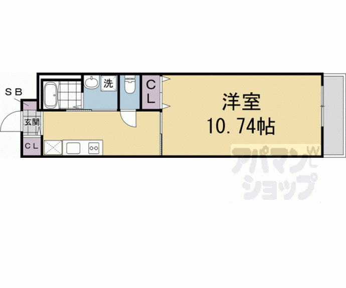 【ＥＭＩＮＡＳ北白川】間取