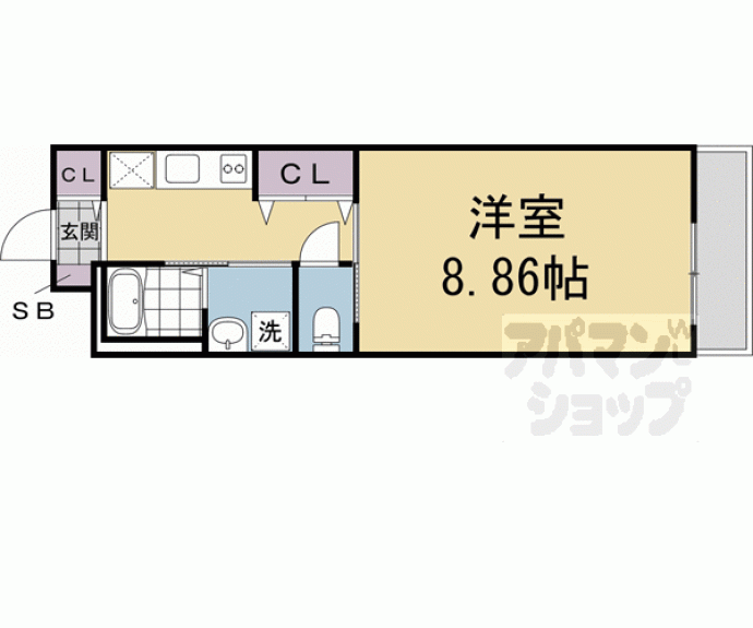 【ＥＭＩＮＡＳ北白川】間取