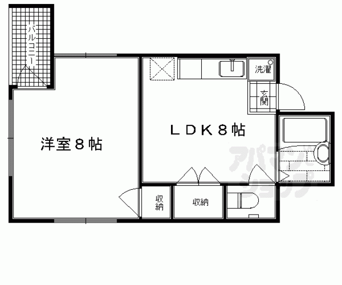 【グラン・フォルム西院】間取