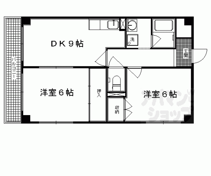 【グラン・フォルム西院】間取