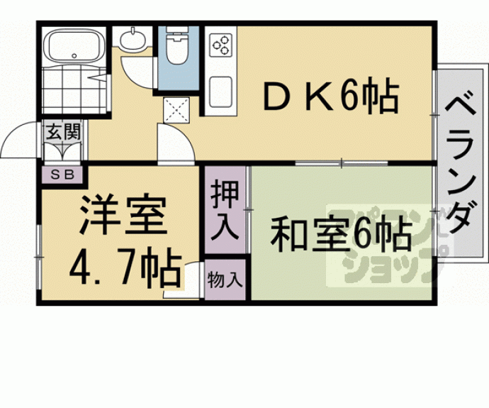 【田和ハイツ】間取